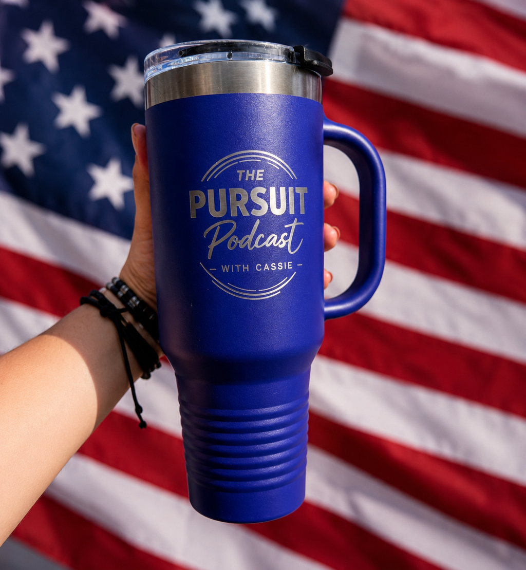 Blue Chase What Matters Adventure Tumbler