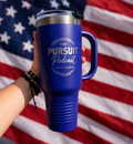 Blue Chase What Matters Adventure Tumbler