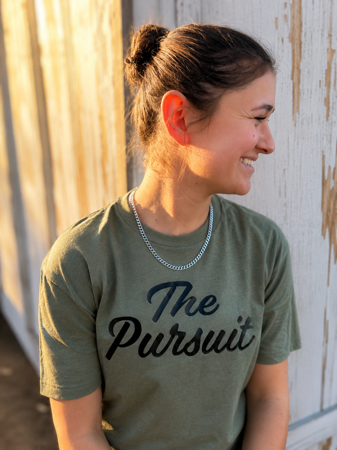 The Pursuit Tee – Army Green (Unisex)