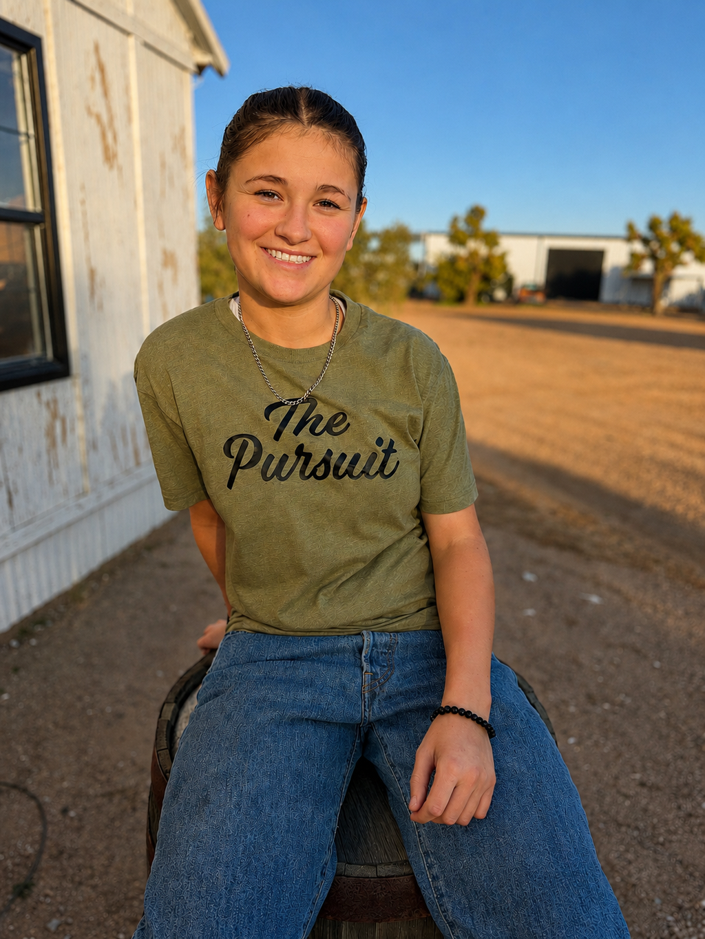 The Pursuit Tee – Army Green (Unisex)